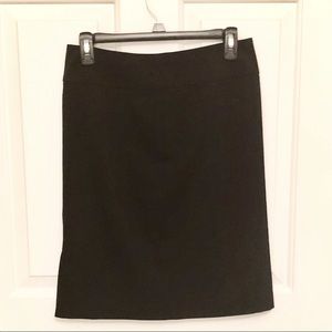 High-waisted pencil skirt